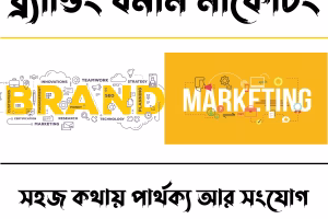 ব্র্যান্ডিং বনাম মার্কেটিং: সহজ কথায় পার্থক্য আর সংযোগ
