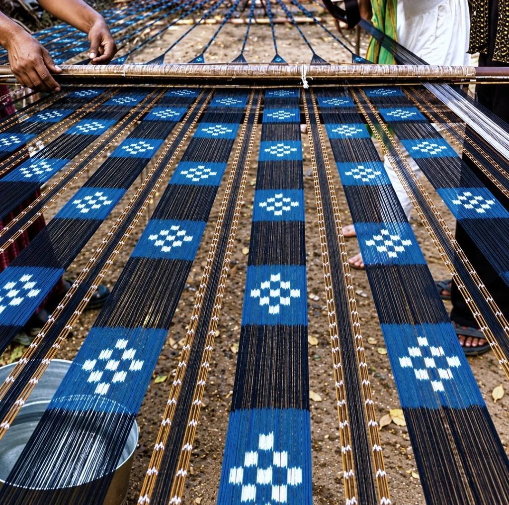 Ikat textile ব্লক ইকাত x bfa x fxyz