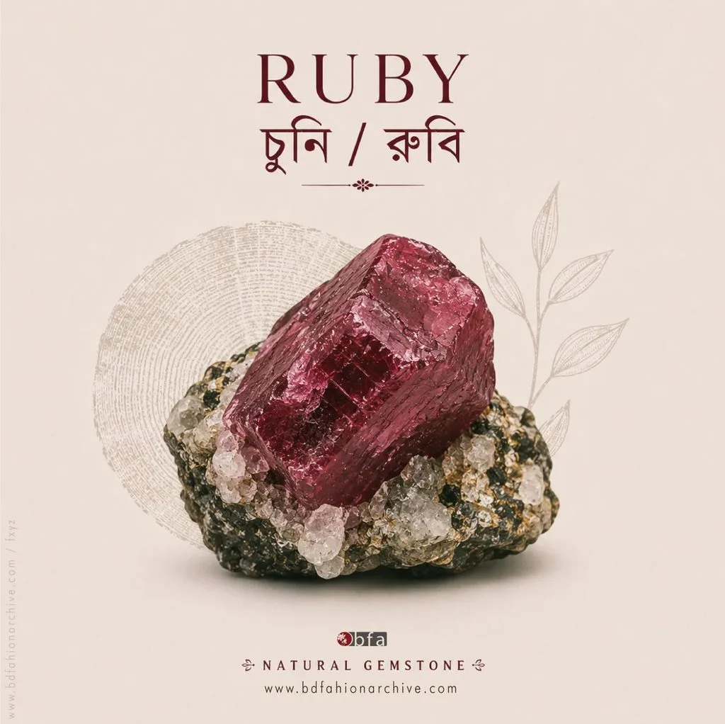 Ruby - চুনি রুবি The Gemstone Archive x bfa x fxyz