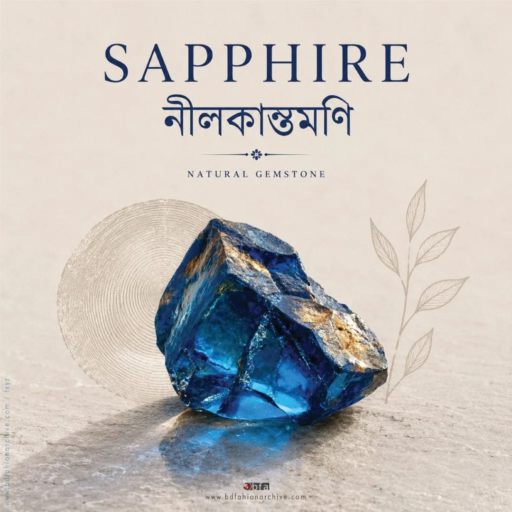 Sapphire নীলকান্তমণি The Gemstone Archive x bfa x fxyz